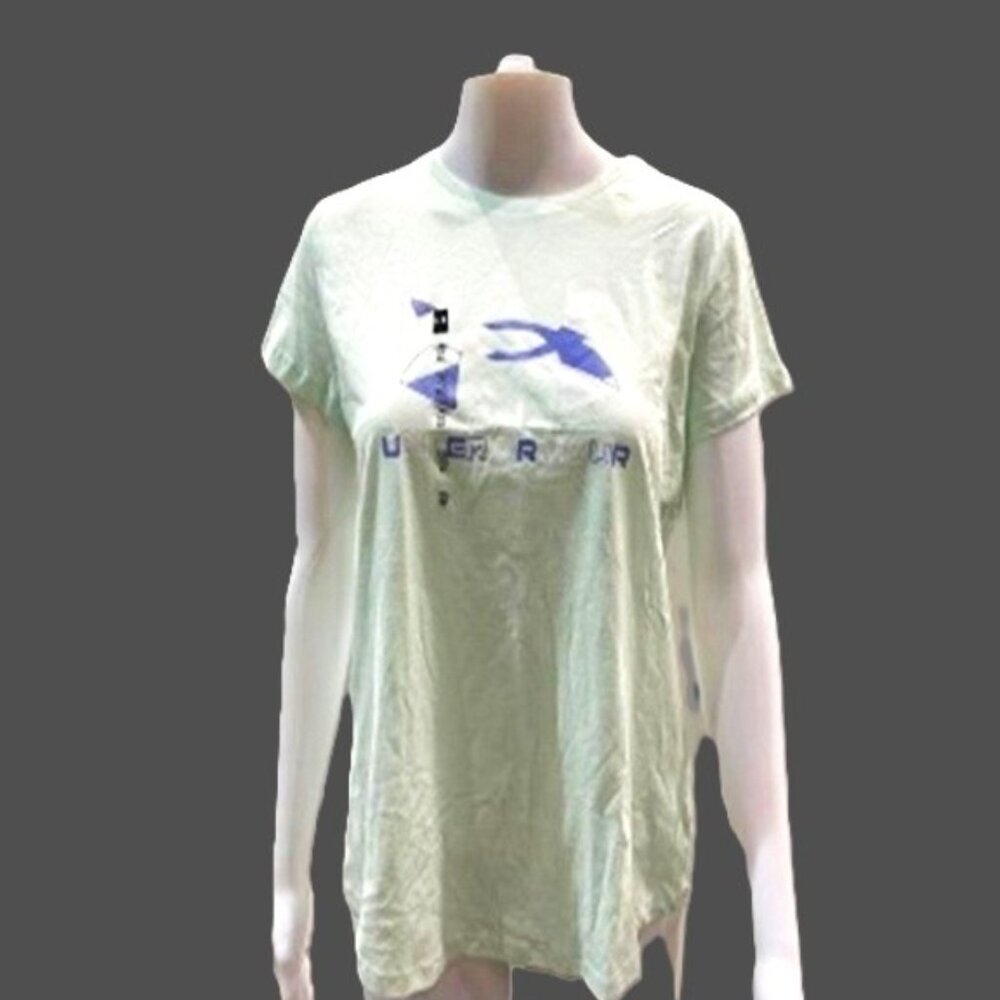 Under Armor Girls T-Shirt Size US YS & YXL Aquamarine